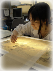東洋絵画修復技術